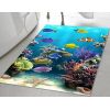 Tapis de bain 50x80 cm Polyester Sdb Bleu