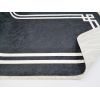 Tapis de bain 50x80 cm Polyester Sdb Noir