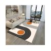 Tapis de salon 120x180 cm Polyester Seventies Beige