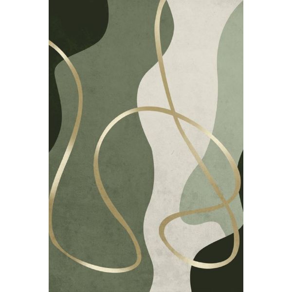 Tapis de salon 120x180 cm Polyester Simply Vert