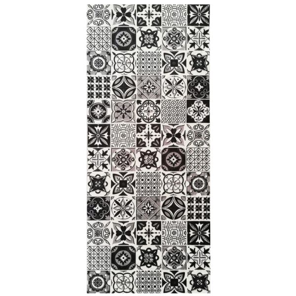 Tapis de salon 50x80 cm Polyester Tren Noir