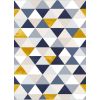 Tapis de salon 120x180 cm Polyester Triangle