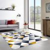 Tapis de salon 120x180 cm Polyester Triangle