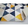 Tapis de salon 160x230 cm Polyester Triangle Jaune