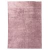 Tapis de salon 120x180 cm Polyester Uni Rose