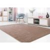 Tapis de salon 120x180 cm Polyester Uni Beige