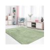 Tapis de salon 120x180 cm Polyester Uni Vert