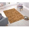 Tapis de salon 80x150 cm Polycoton Vera Marron