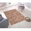 Tapis de salon 80x150 cm Polycoton Vera Beige