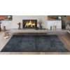 Tapis de salon 80x150 cm Polyester Astana Anthracite