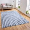 Tapis de salon 80x150 cm Polyester Toscana Gris