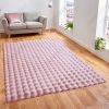 Tapis de salon 80x150 cm Polyester Toscana Rose