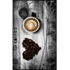 Tapis de cuisine 50x80 cm Polyester Coffee Gris