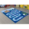 Tapis chambre enfant 120x160 cm Polyester Jeu Marin