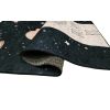 Tapis chambre enfant 80x150 cm Polyester Dream Noir