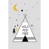 Tapis chambre enfant 120x160 cm Polyester Tipi