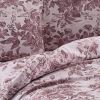 Parure de lit 240x260 cm Polycoton Sofrano Rose