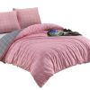 Parure de lit 240x260 cm Polycoton Trendy Rose