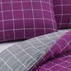 Parure de lit 140x200 cm Polycoton Trendy Violet