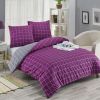 Parure de lit 220x240 cm Polycoton Trendy Violet