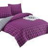 Parure de lit 220x240 cm Polycoton Trendy Violet