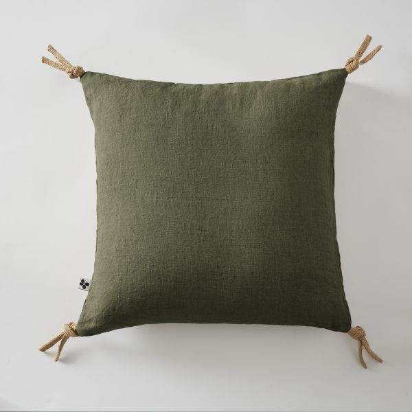 Coussin 45x45 cm Lin Thym