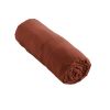 Drap housse 200x200 cm Gaze de Coton Terracotta