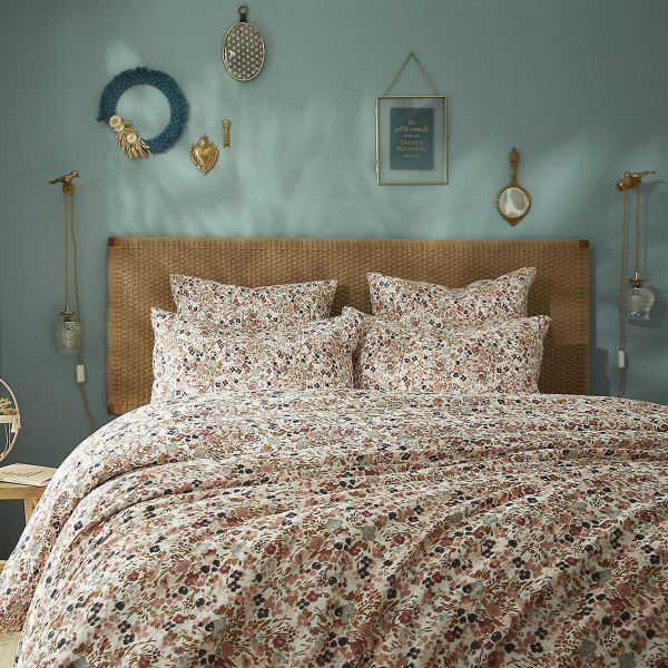 Housse de couette 140x200 cm Gaze de Coton Nora Naturel