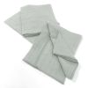 Lot de 3 serviettes 40x40 cm Gaze de Coton Eucalyptus