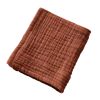 Serviette de bain 30x50 cm Gaze de Coton Terracotta