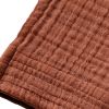 Serviette de bain 50x90 cm Gaze de Coton Terracotta