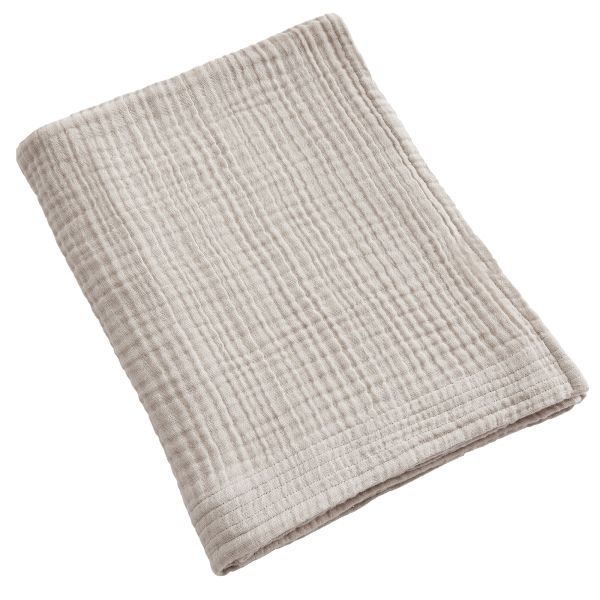 Serviette de bain 90x150 cm Gaze de Coton Naturel